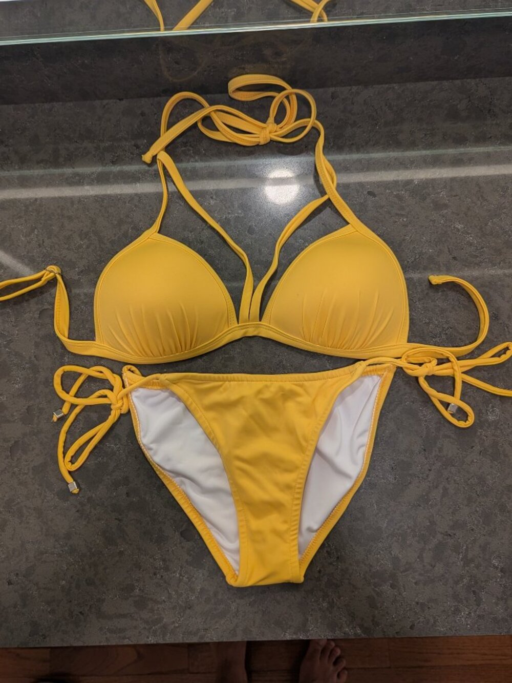 Venus yellow bikini set XS